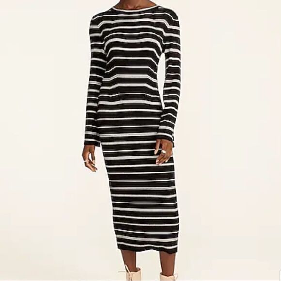 NWT J.Crew Knit Ribbed Sweater Dress - Picture 2 of 11